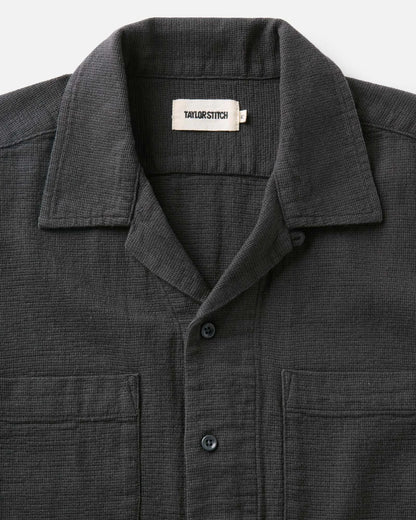 The Conrad Shirt in Faded Black Linen