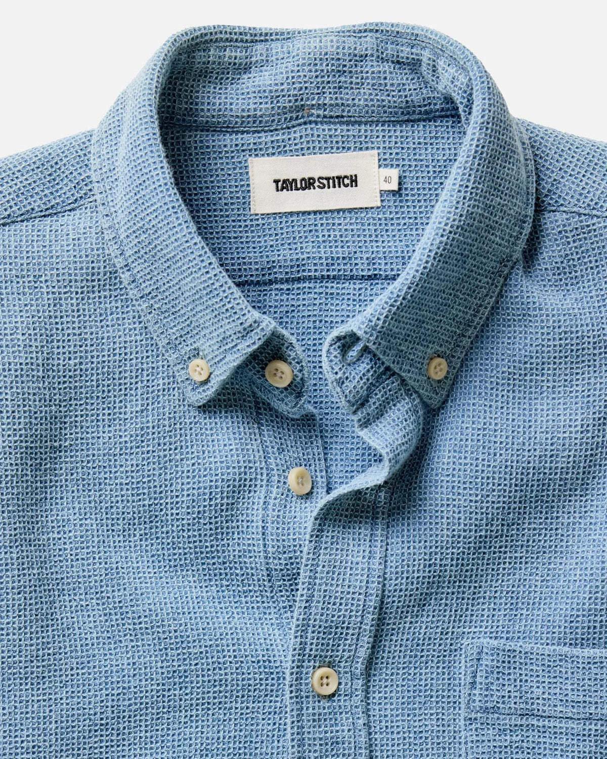The Jack in Washed Indigo Waffle