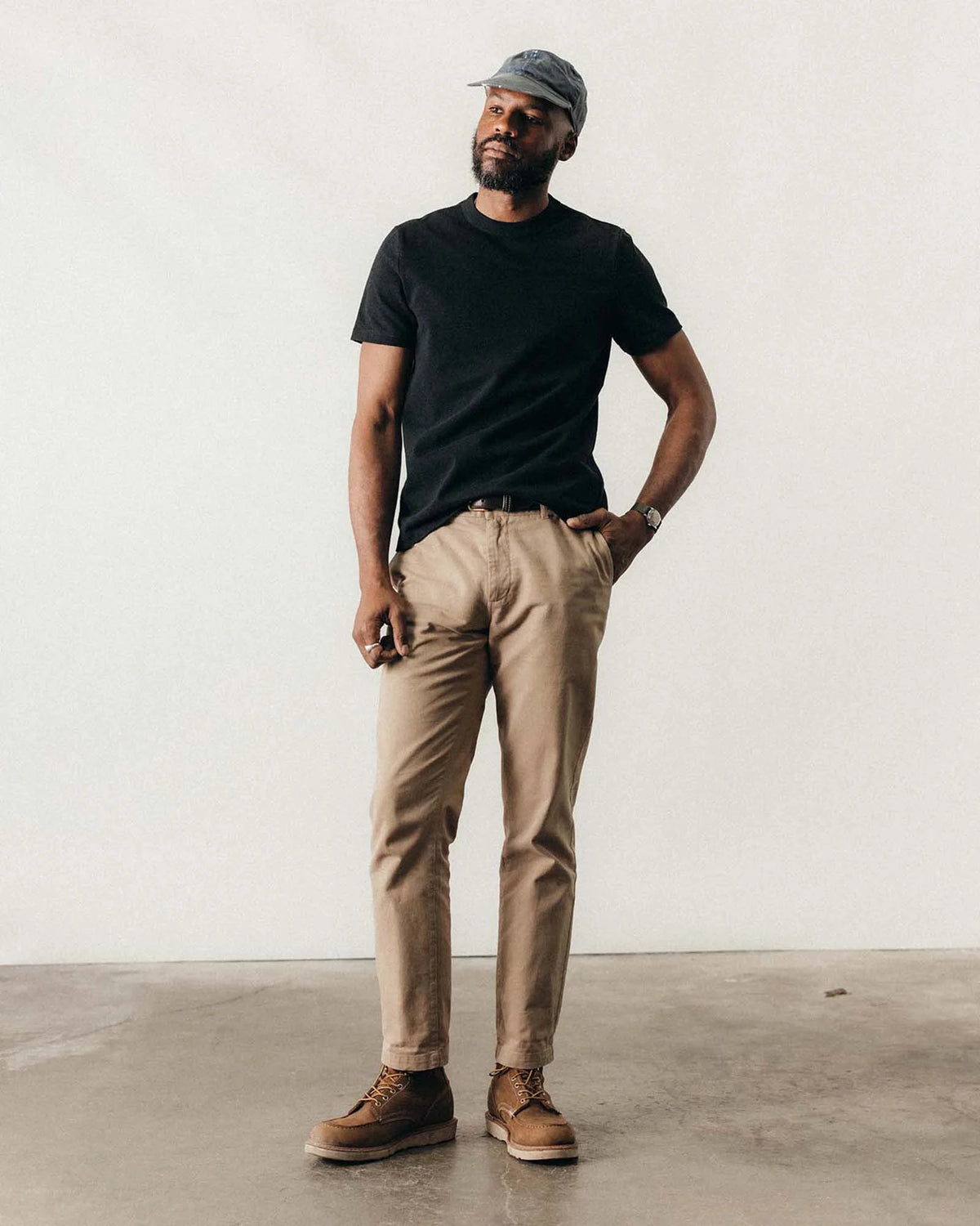 The Organic Cotton Shop Tee in Coal Twist