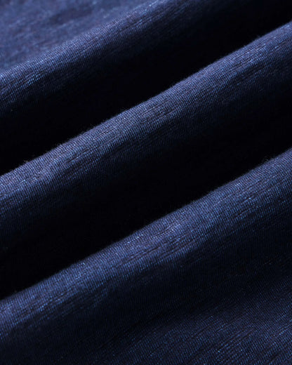 The Short Sleeve California in Rinsed Indigo Slub