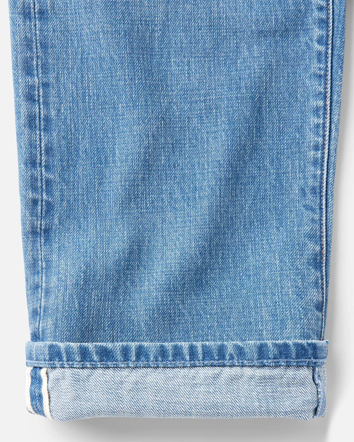 The Democratic Jean in Light Wash Organic Selvedge