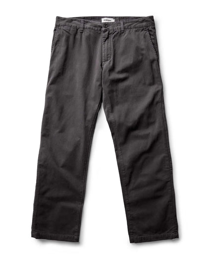 The Straight Foundation Pant in Organic Faded Black