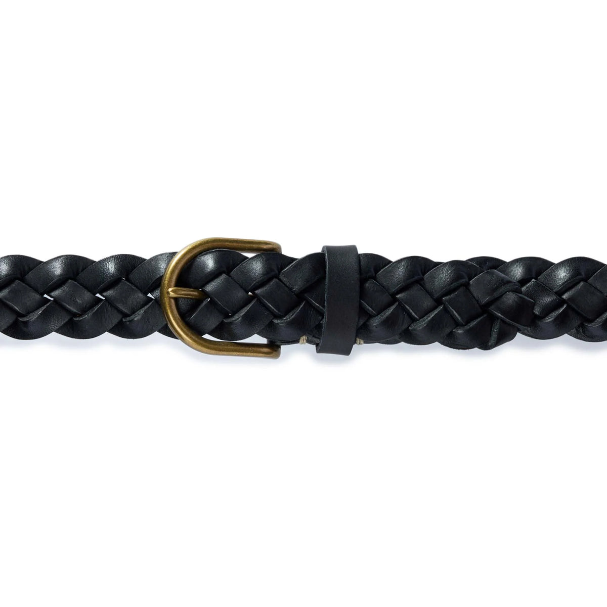 The Braided Belt in Black