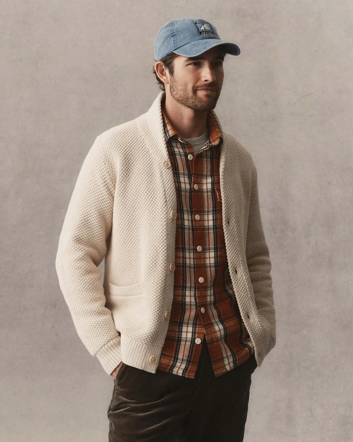 The Crawford Sweater in Marled Natural
