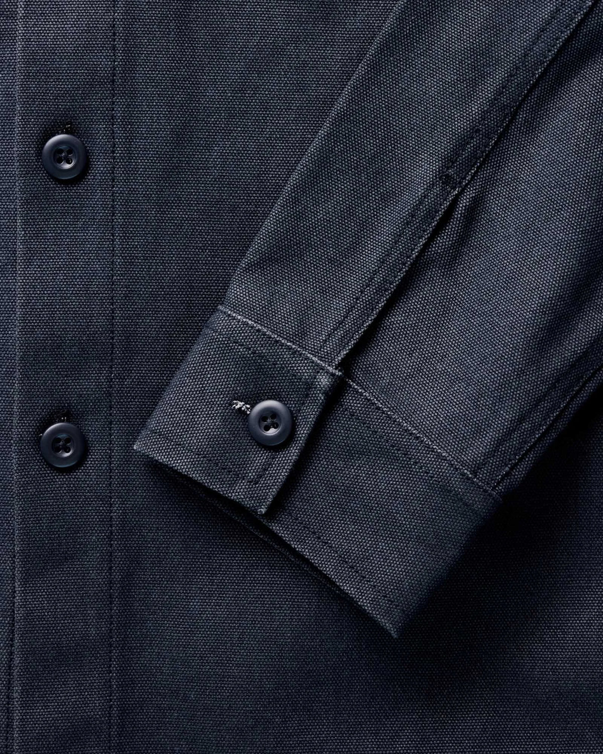 The Shop Shirt in Navy Chipped Canvas