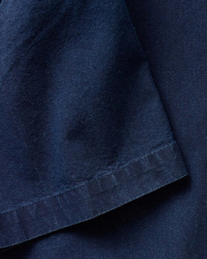 The Short Sleeve Jack in Rinsed Indigo Oxford