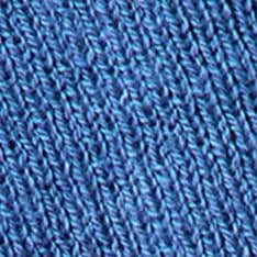 The Valencia Sweater Polo in Heather Clear Blue Rib
