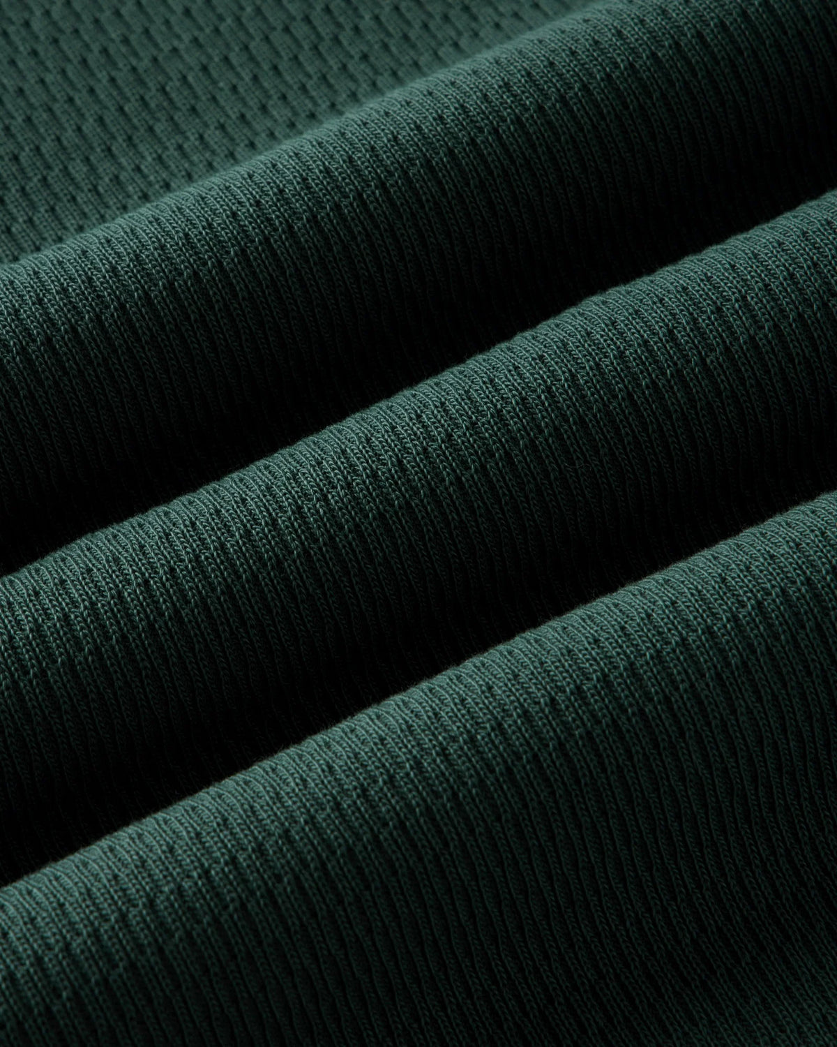 The Organic Cotton Crew in Dark Forest Waffle