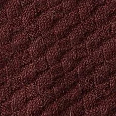The Arlo Sweater Polo in Burgundy Texture Knit