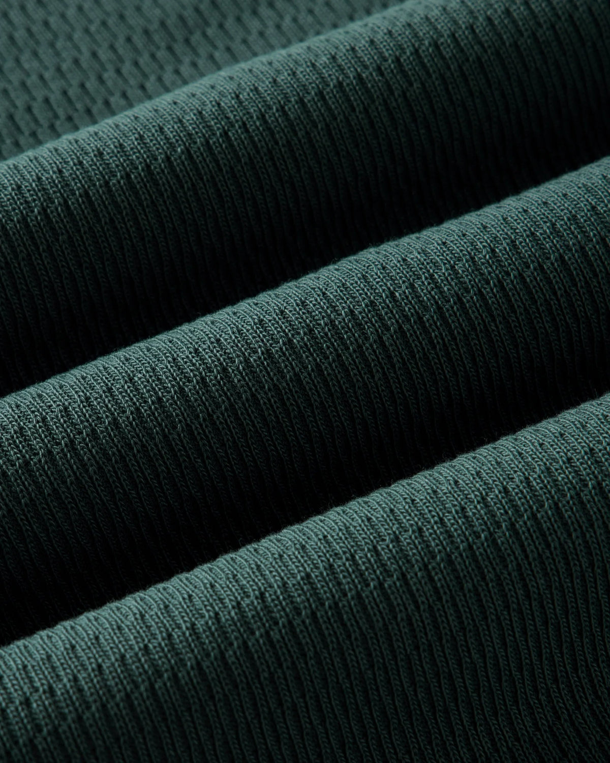 The Organic Cotton Short Sleeve Crew in Dark Forest Waffle