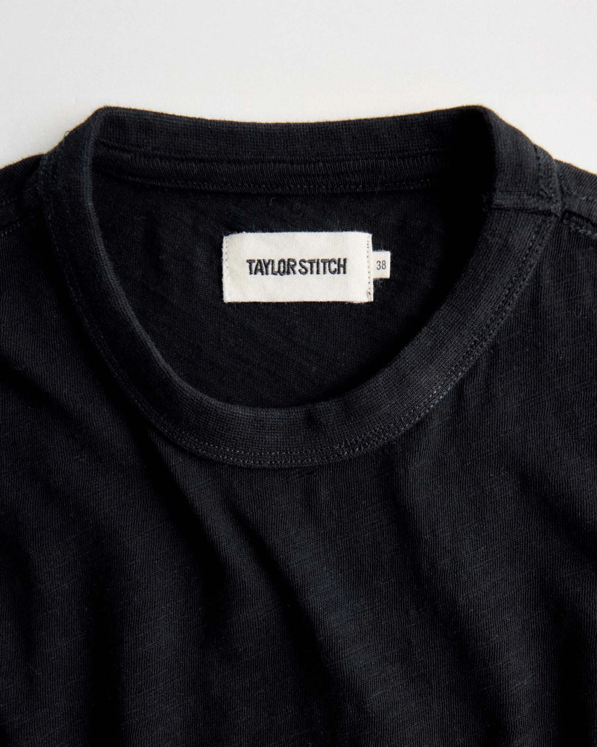 The Slub Tee in Black Indigo